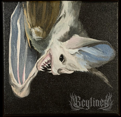 Bat Acrylic Painting Bat Acrylic Painting